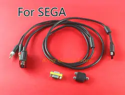 1pc Replacement high quality VGA High Definition Cable RCA Sound Adapter HD PAL NTSC For Sega Dreamcast DC