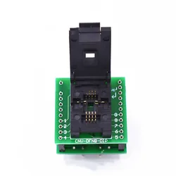 QFN8/DFN8/WSON8 ICsocket pitch1.27 ICsize6x8 High Current Socket Clamshell Test Socket ZIF Adapter Kelivn Socket 30V 50mΩ