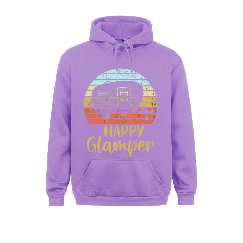 Happy Glamper Funny Glamping Glamper Queen of the Camper Pullover Hoodie Summer Hoodies Fashionable New Coming Sweatshirts