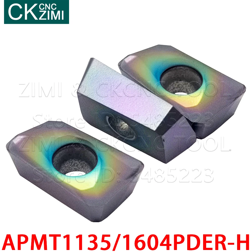 Inserts en carbure APMT1135PDER-H APMT1604PDER-H, outils de fraisage pour tour 300R 400R, APMT pour acier inoxydable, fonte