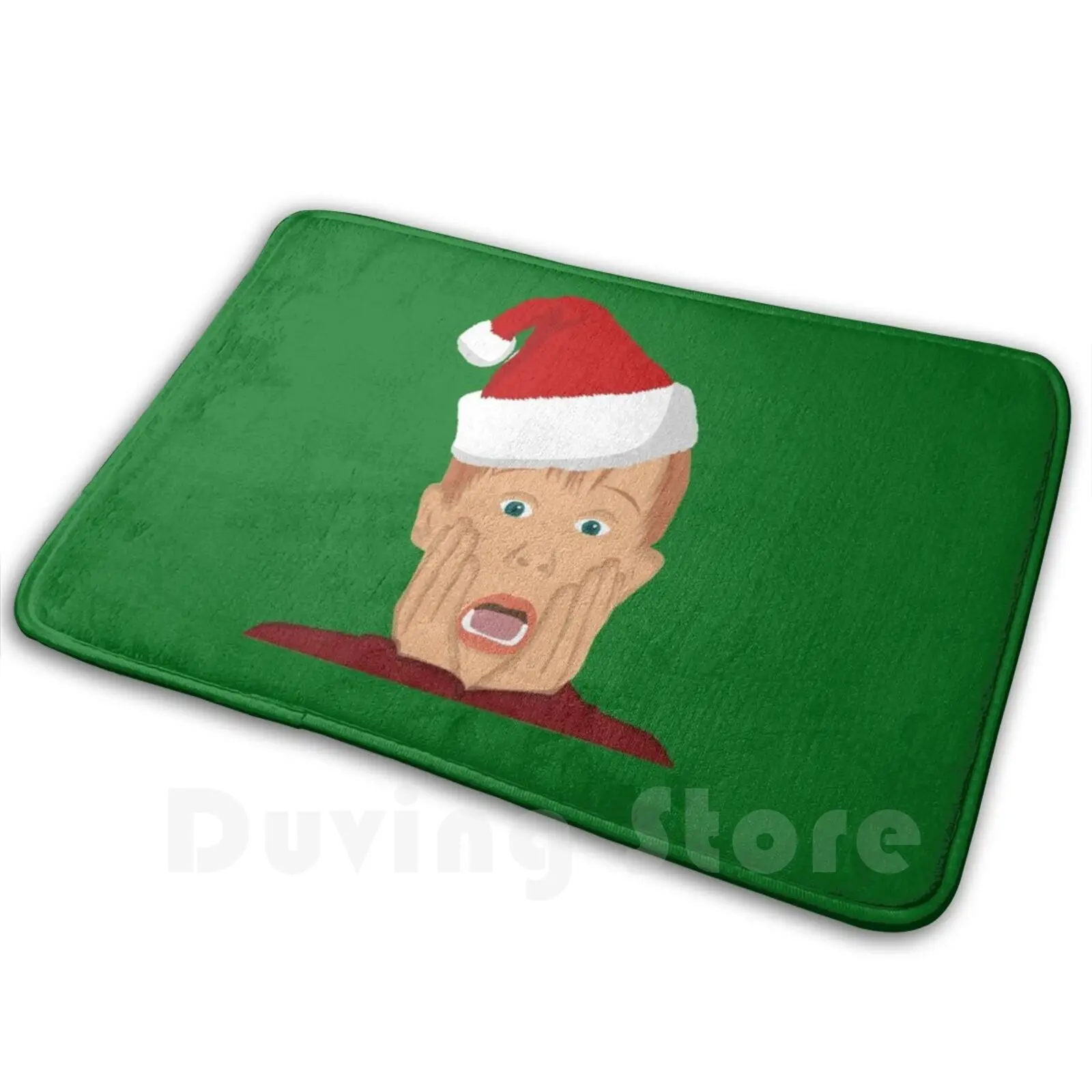

Home Alone Movie Santa Hat : Macaulay Culkin Christmas Holiday Carpet Mat Rug Cushion Soft Non-Slip Home Alone Home