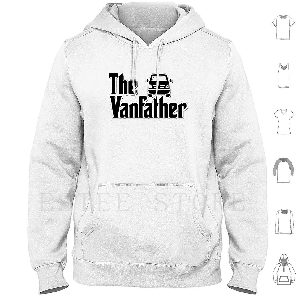 The Vanfather sudaderas con capucha de manga larga Vanlife Van Life Van Camping Van Tiny House Tinyhouse coche clásico Hippy Hippy