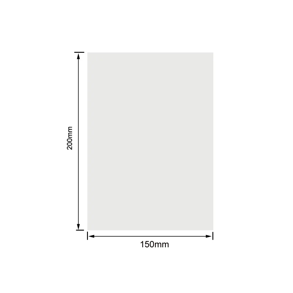 Espessura 150mm da polegada do filme 200x0.2mm /5.9x7.9 da liberação do fep de befenybay para a impressora uv da resina 3d do lcd do es de 5 polegadas