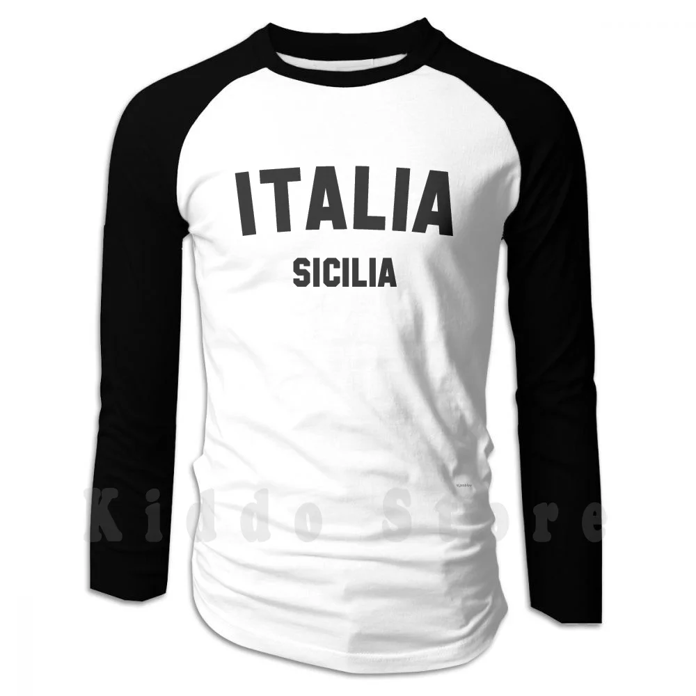 Sicilia, Italia Sudaderas con capucha de manga larga I Love Sicily Sicilia Sicily Palermo Catania Italia Italiano Europa