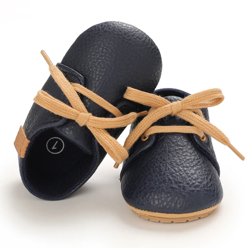 New Baby Shoes Classic Retro Boys And Girls Shoes Rubber Sole non-slip newborn moccasins casual toddler shoes