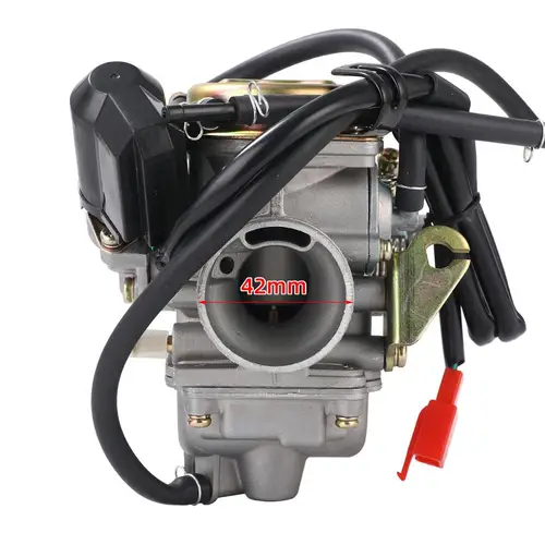 Imagen 2 del producto Accesorios de carburador para motocicleta GY6, 125cc, 150cc, sistema de combustible PD24J, carburador ATV Kart Scooter Power Jet, piezas de Motocross