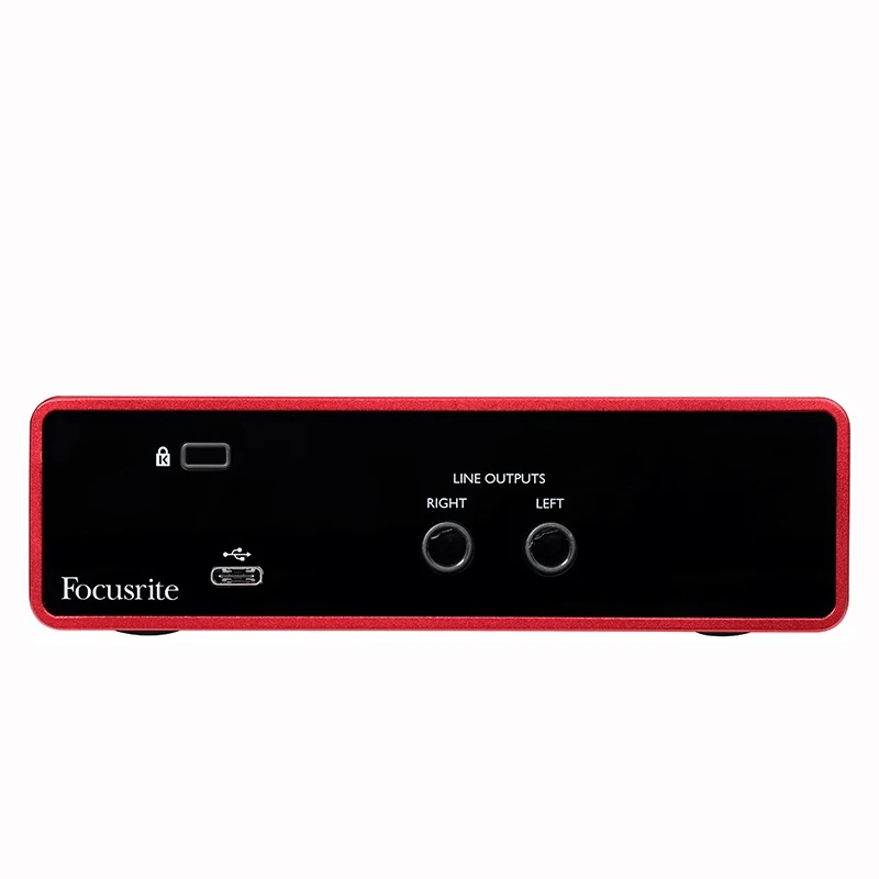 Focusrite Scarlett Solo 3rd generation audio interface USB sound card 24-bit/192kHz AD-converters for recording mic preamp
