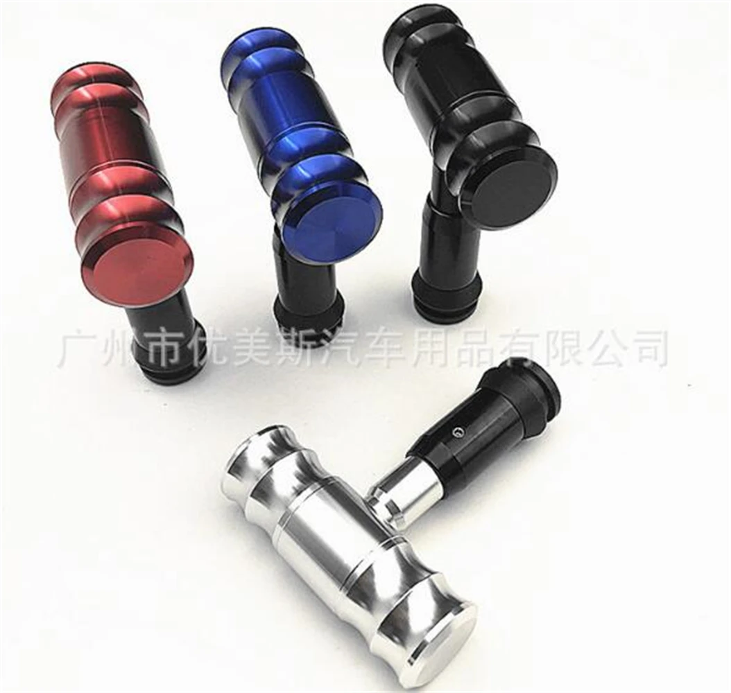 العالمي سيارة الألومنيوم الطائرات نقل يدوي في MT والعتاد التحول المقبض عصا التحول شيفتر رافعة المقبض صالح لهوندا تويوتا #4