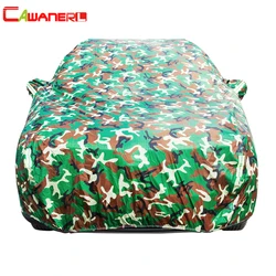 Cawanerl Waterproof Car Cover Camouflage Outdoor Sun Dust Rain Snow Protective Windproof Full Car Covers For SUV Sedan Hatchback