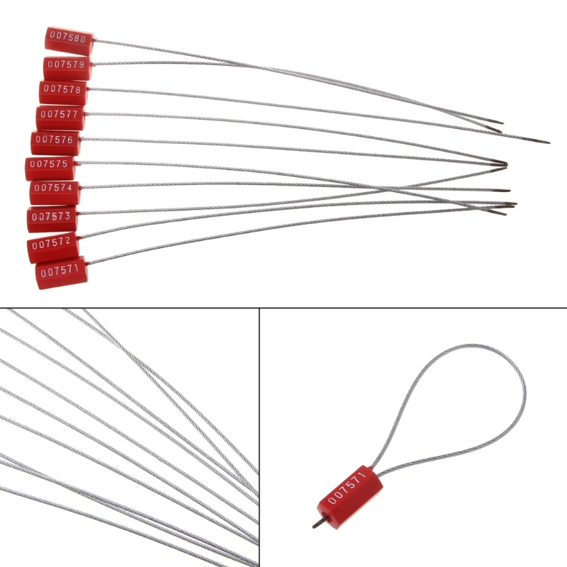 ケーブルタイトワイヤーシール,10個,トラックセキュリティ,航空鋼線シール