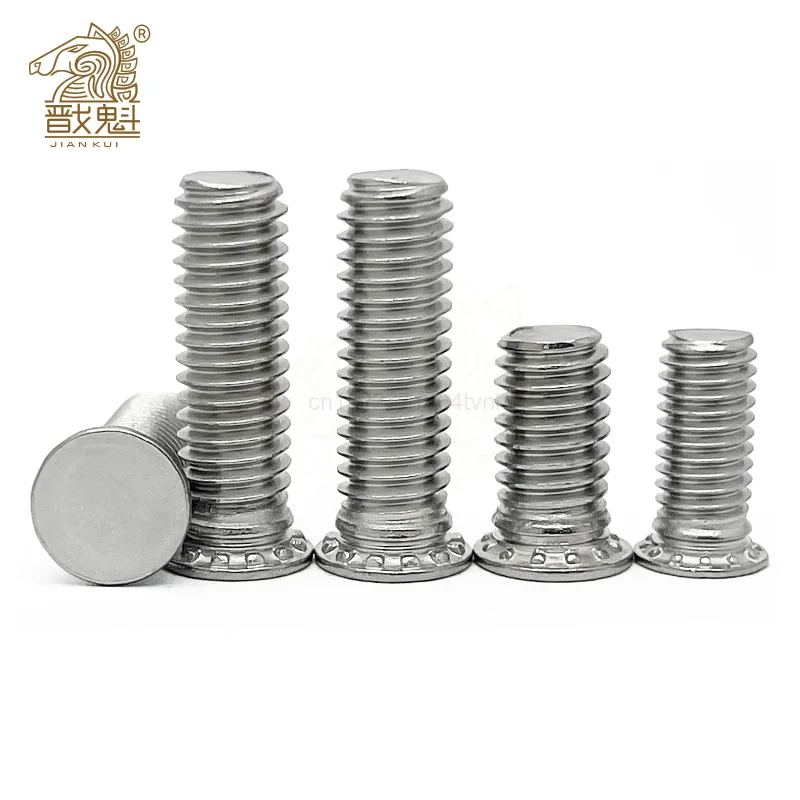 10-50PCS self clinching studs pressure rivet screw zinc plated 304 stainless steel M3 M4 M5 M6 M8 FH/FHS flush head studs