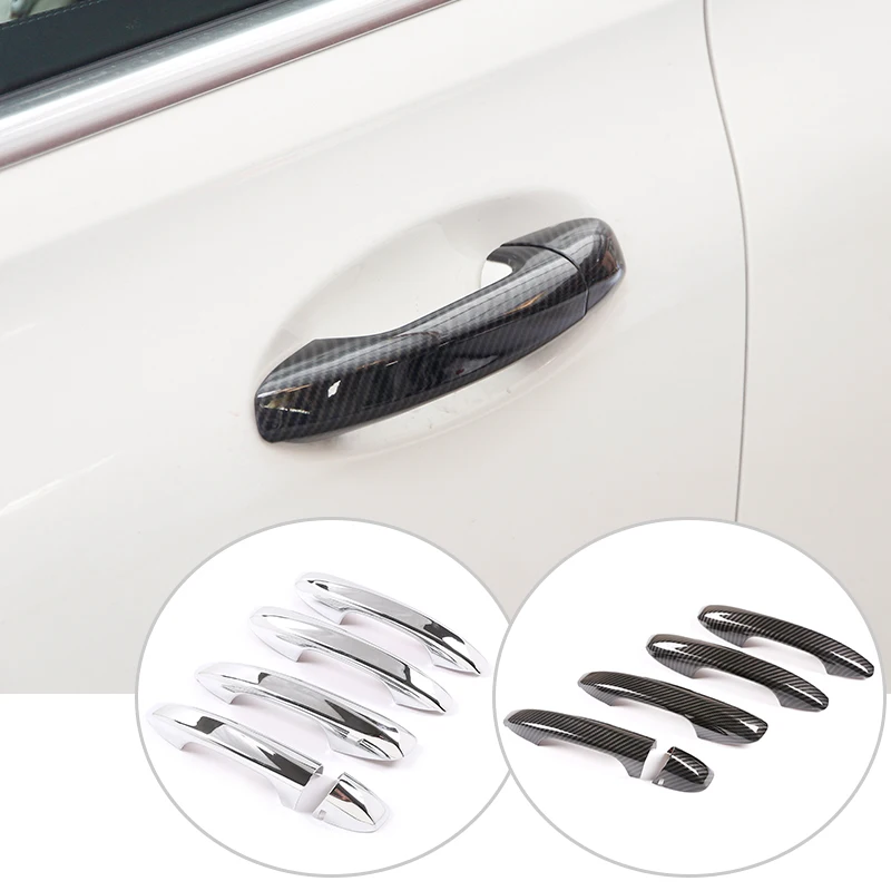 For Mercedes Benz A B C E GLC Class W205 W213 W177 W247 X253 2015-20 Car Full All-inclusive Door Handle Cover Trim Accessories