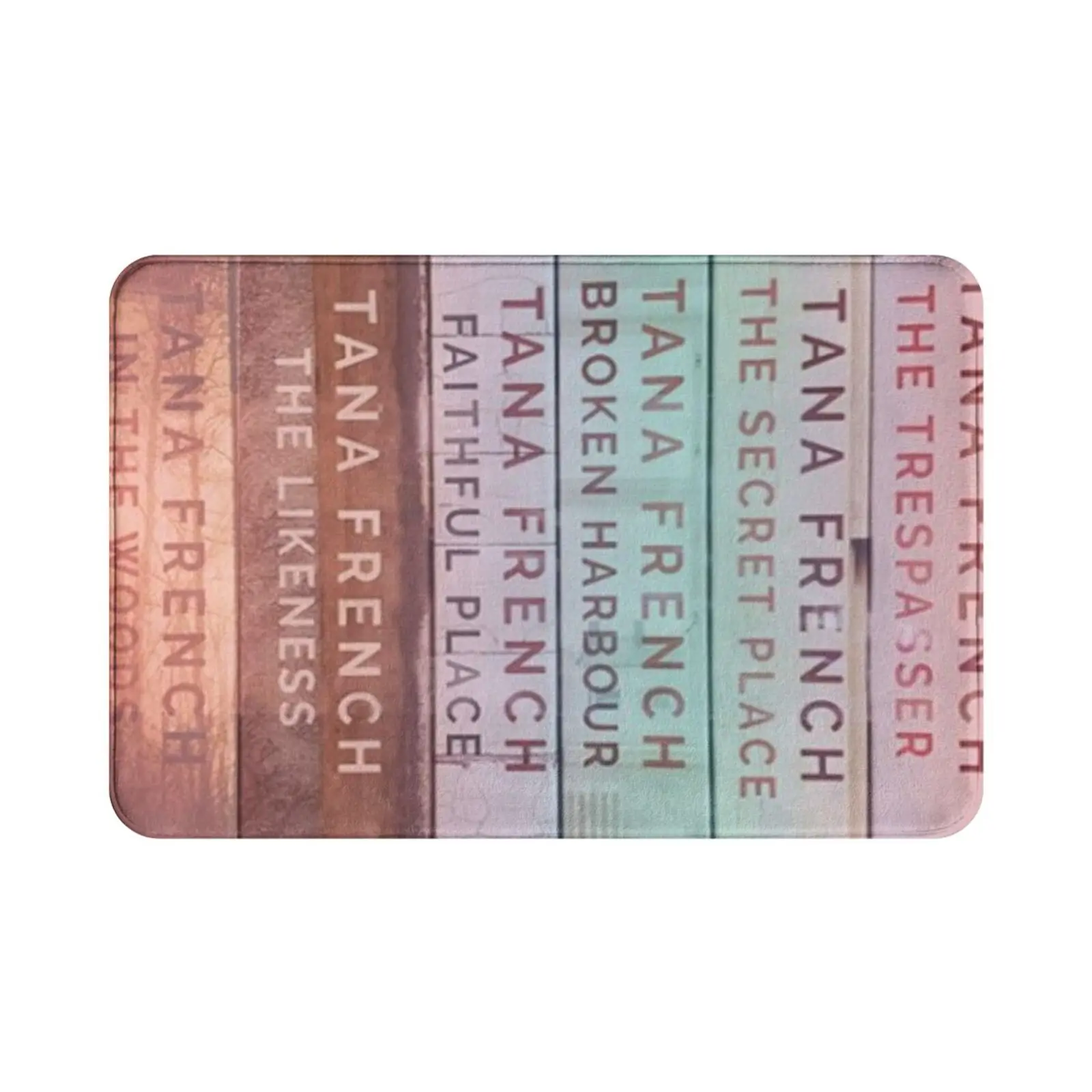 Tana French | Dublin Murder Squad Book Series Mug Rainbow Carpet Mat Rug Cushion Soft Non-Slip Tana French Crime Fiction