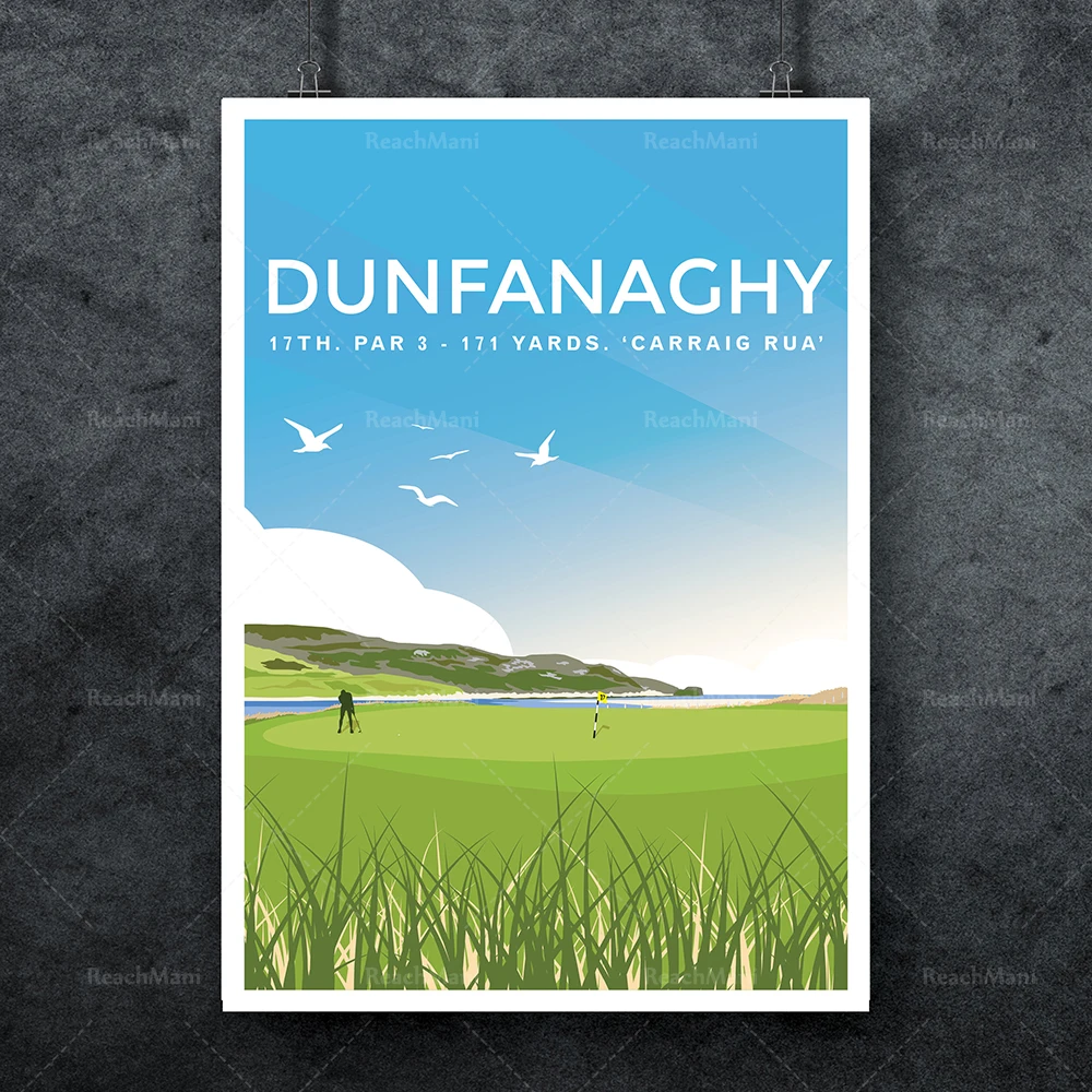 Golf Club affiche Art Print troisième trou voyage affiche San Diego Californie golfeur Golf cadeau US Open