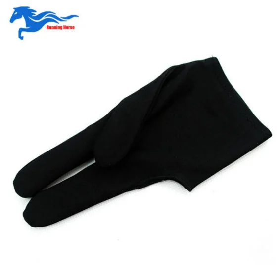 

Wholesale 100 Pcs/lot Pool Cue Billiard Gloves 3 Fingers Snooker Accessory Elasticity Material Left Hand Wear For dropshippers