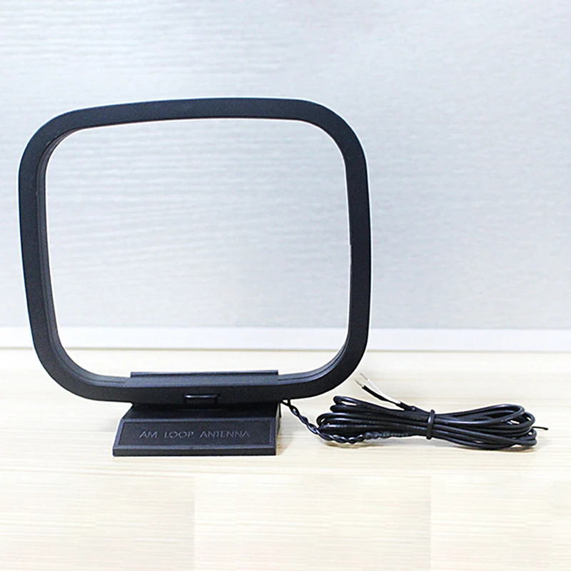 Mini Universal FM/AM Loop Antenna for Sony Sharp Chaine Stereo AV Receiver Systems Connector Receiver signal receiving line