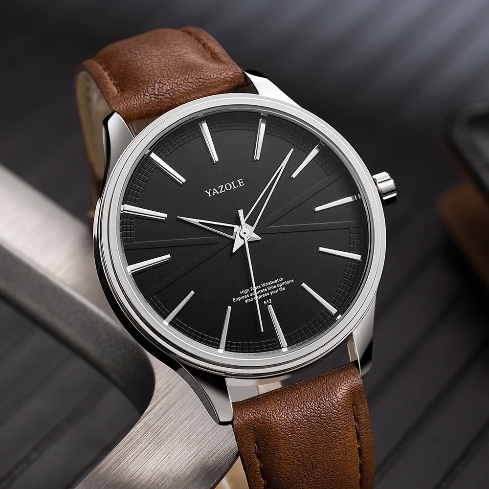 Fashion Creative Men\'s Watches Leather Strap Waterproof Quartz Watch Men Luxury Casual Wristwatch 2021 Reloj Hombre