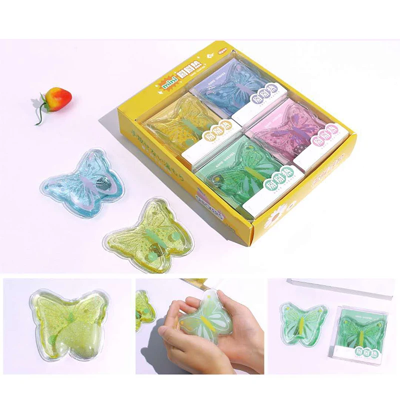 Mini Winter Reusable Gel Hand Warmer Cute Cartoon Instant Self Heating Pack Warmer THJ99