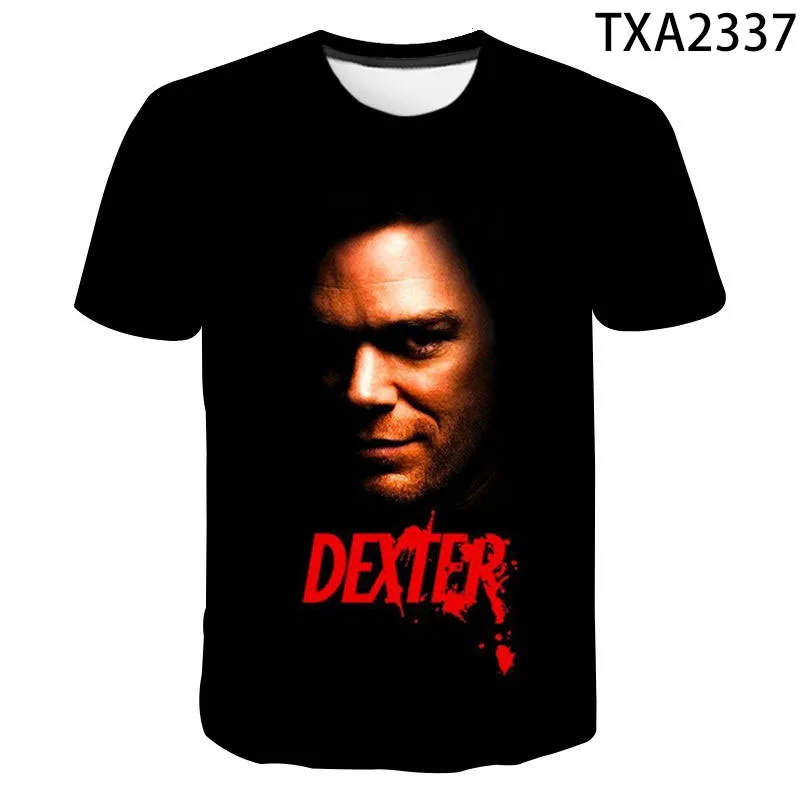 2021 TV Series Dexter 3D Printed T Shirt Men Women Fashion Casual Sweatshirt Short Sleeve Streetwear Oversized Tops