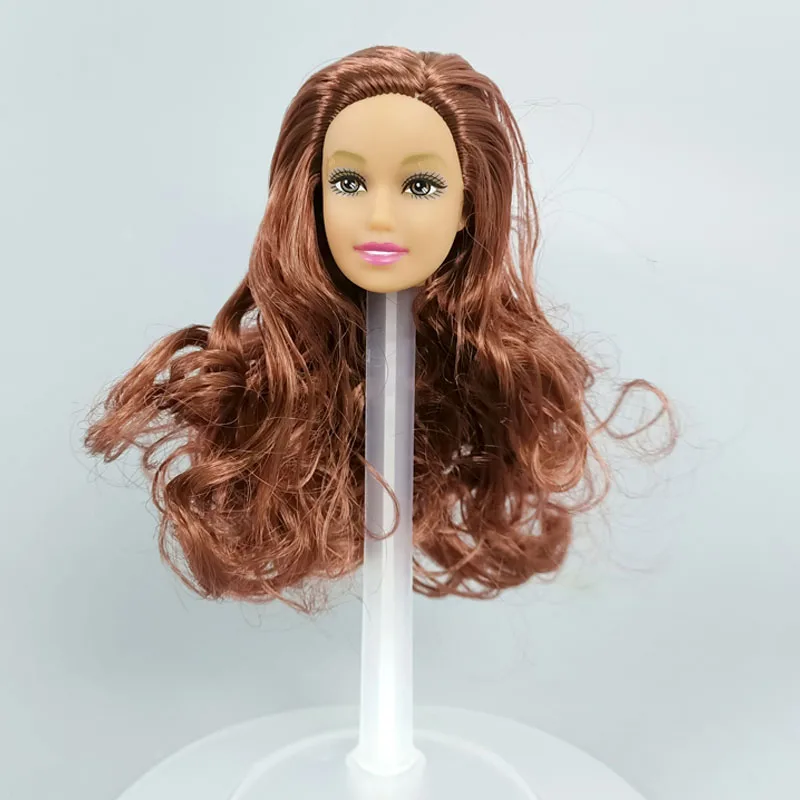 1pcs  Mix Style Doll Head with Hair for 1/6 BJD Doll Make Up Heads for 11.5\