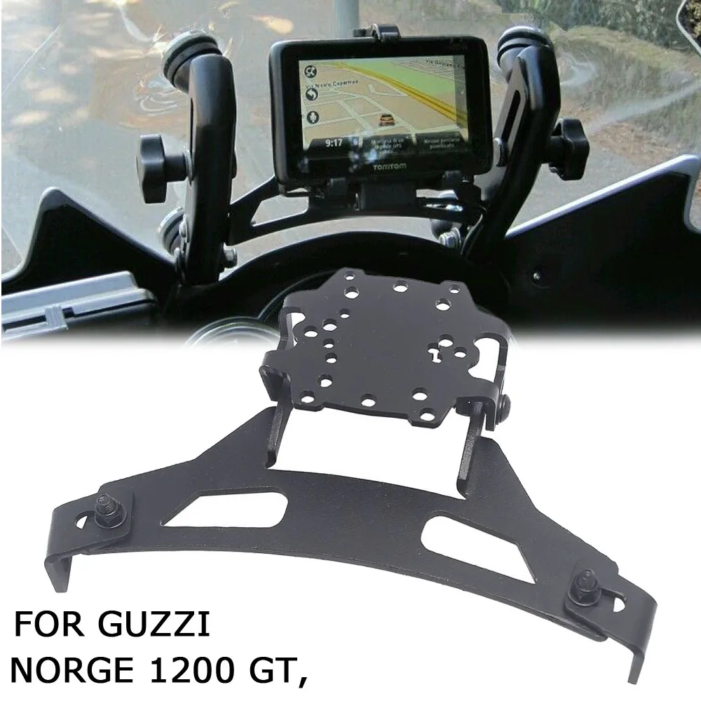 

New For GUZZI NORGE 1200 GT 1200GT STELVIO NTX 1200 Motorcycle Windshield Stand Holder Phone Mobile Phone GPS Navigation Bracket