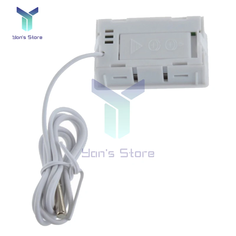 FY-10 ترمومتر LCD رقمية صغيرة جزءا لا يتجزأ من التحقيق الثلاجة ميزان الحرارة الاستشعار الحرارية للاستخدام المطبخ الثلاجة الحوض