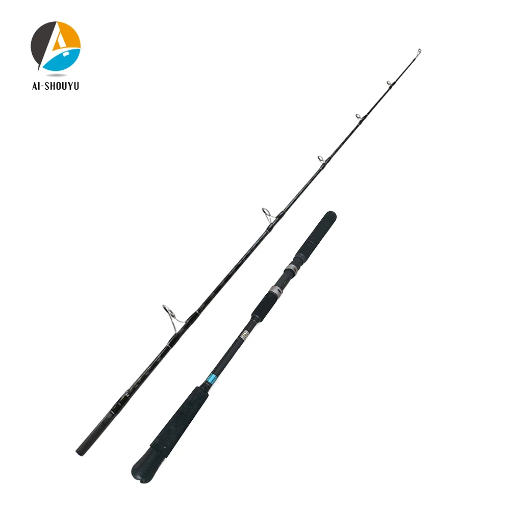 

AI-SHOUYU Jigging Fishing Rod 1.65m 1.8m Fast Action FUJI Reel Seat Ocean Rod 15-20kg High Carbon Boat Fishing Rod 100-300g