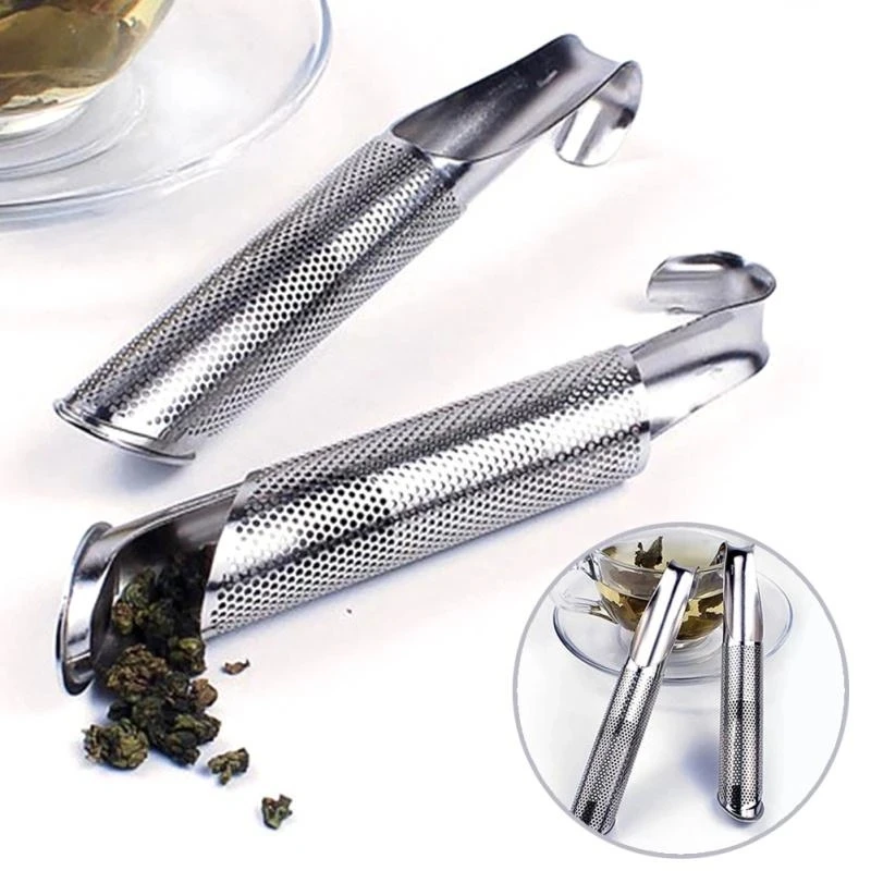 

Tea Strainer Amazing Stainless Steel Tea Infuser Pipe Design Touch Feel Good Holder Tool Tea Spoon Infuser Filter