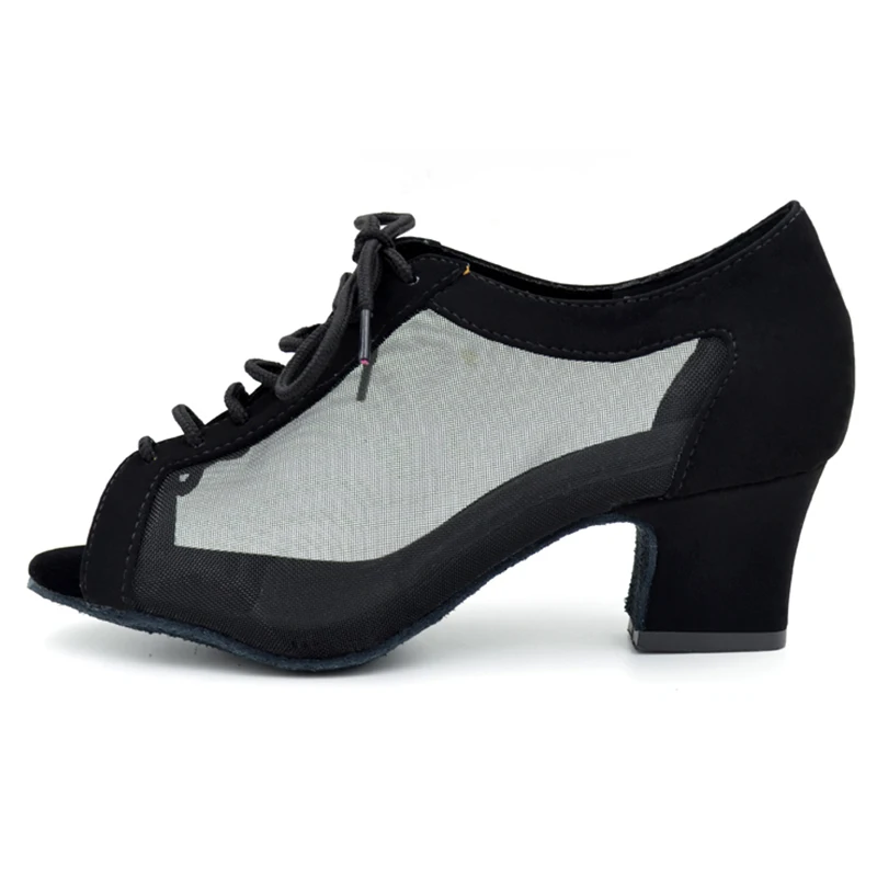 Evkoodance-zapatos de salón de moda para mujer, calzado de tacón bajo para baile latino, Salsa, fiesta de boda, talla US4-US12