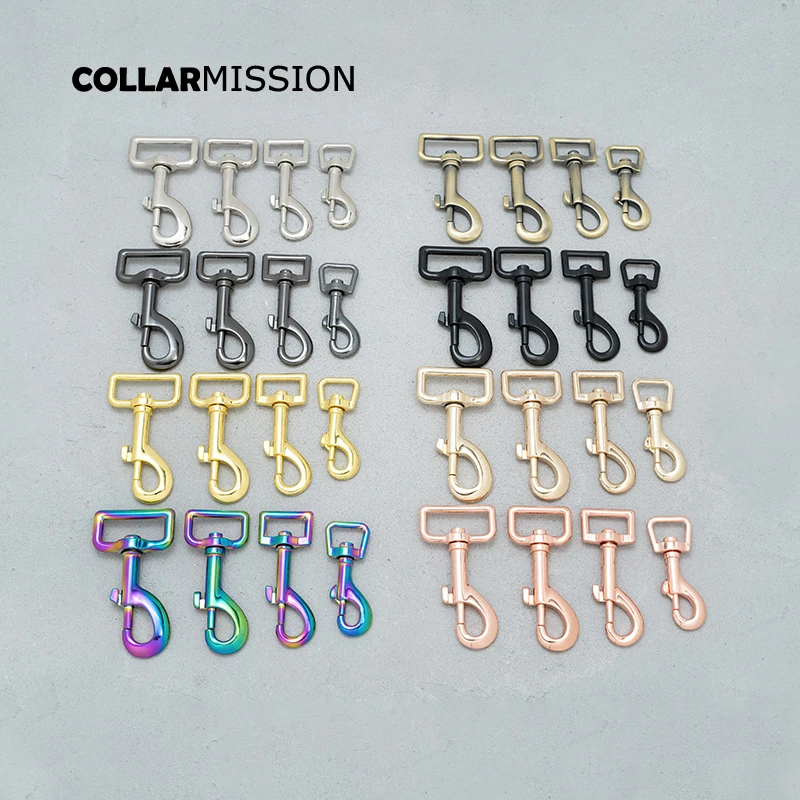 Electroplated metal hooks and buckles of various sizes 15mm20mm25mm30mm cat and dog collar accessories