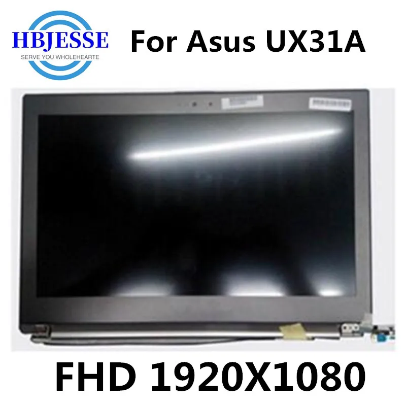 Tela lcd de 13.3 polegadas original para asus ux31a, conjunto de tela superior, 1920x1080, lcd