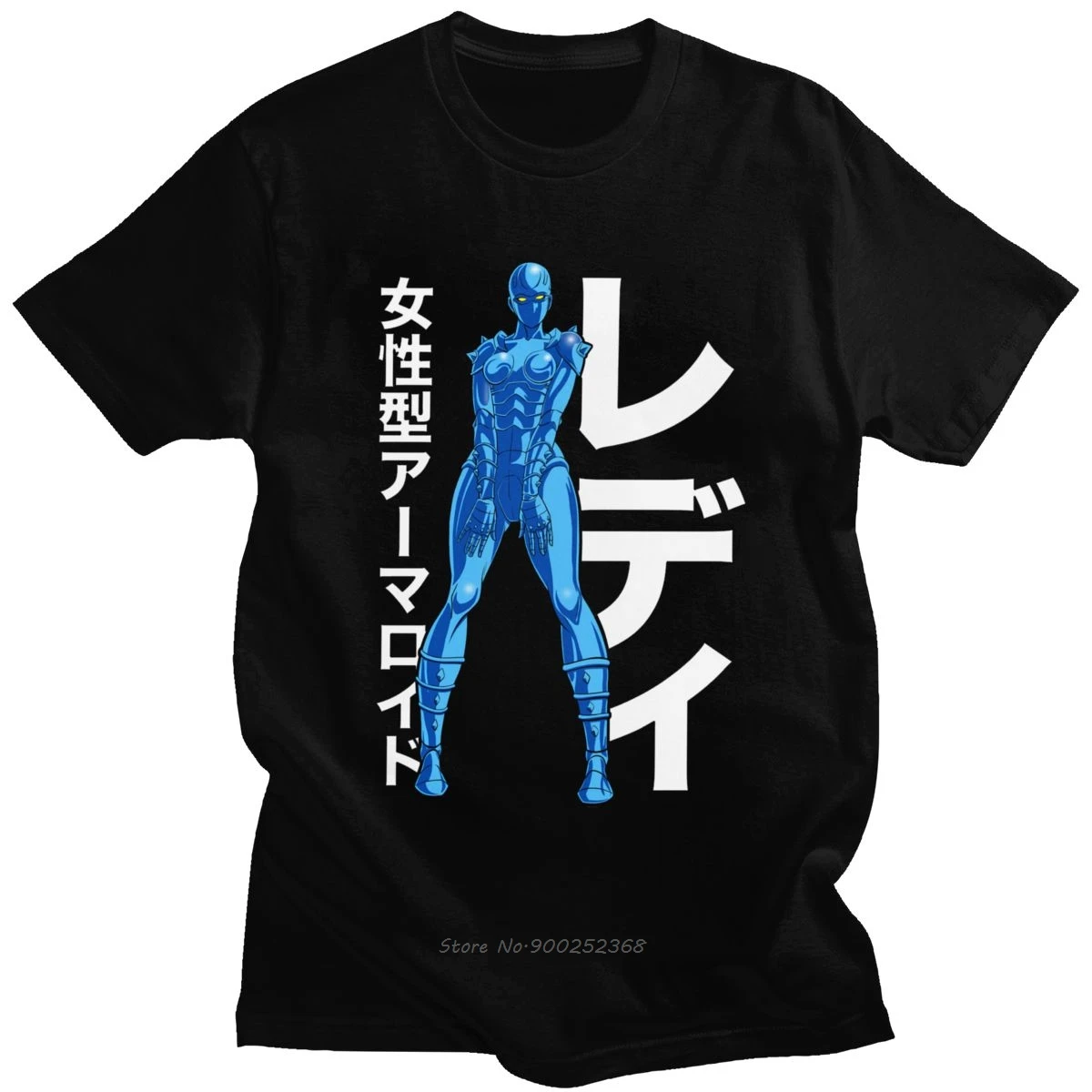 Lady Armaroid T Shirt Men Short Sleeve Space Adventure Cobra Tshirt Anime Manga T-Shirt  Cotton Tee Casual Harajuku Gift