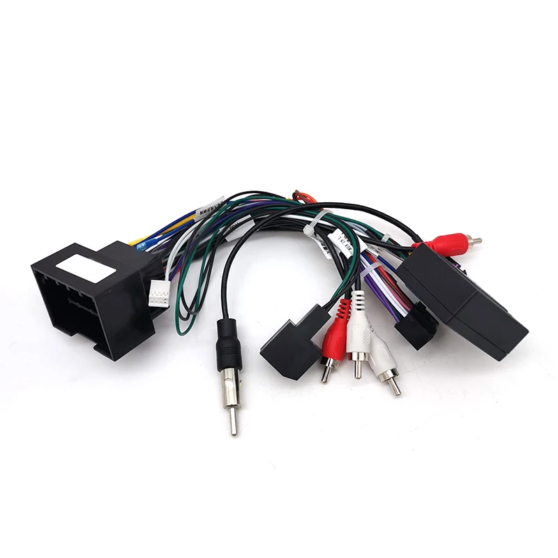 

16Pin Android Wire Harness With Canbus Box For Chevrolet Trax Cruze Aveo Buick Regal Power Cable