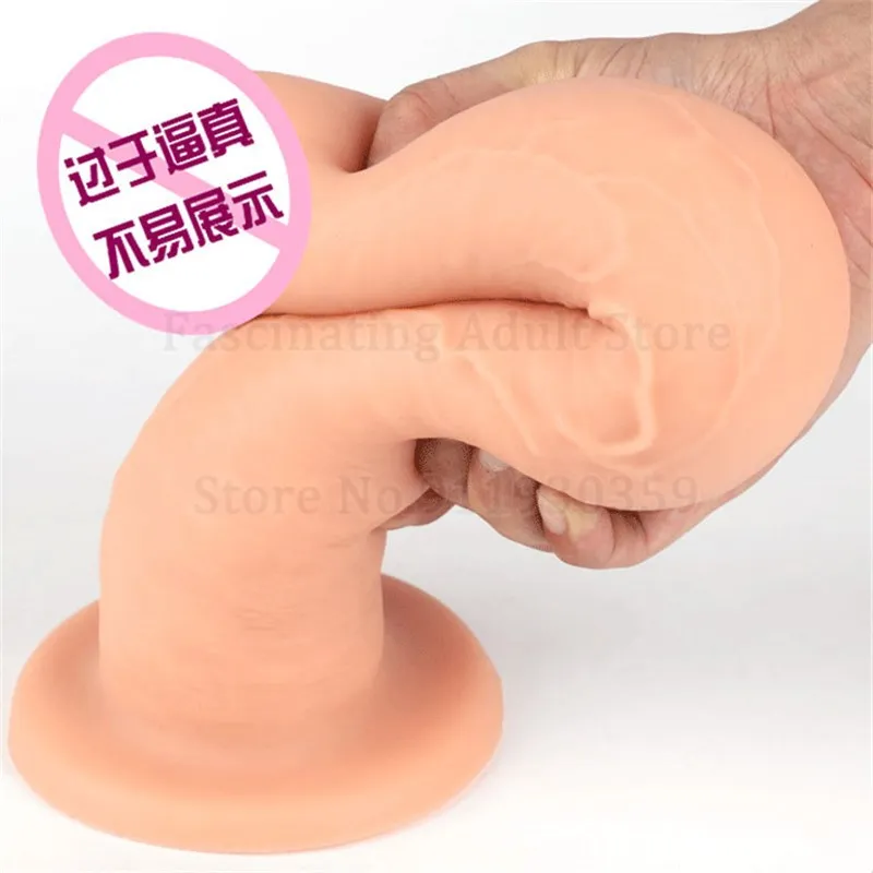 Sex Shop New Super Soft Realistic Dildos Female Masturbator Huge Penis Horse Dick Big Dildo With Suction Cup Sex Toys For Woman