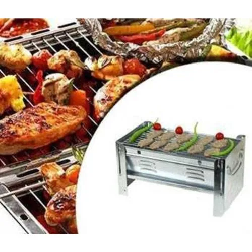 Portable Folding Barbecue Grill Product Dimensions:-40X23.5X20 CM Weight: 2.5 kg.