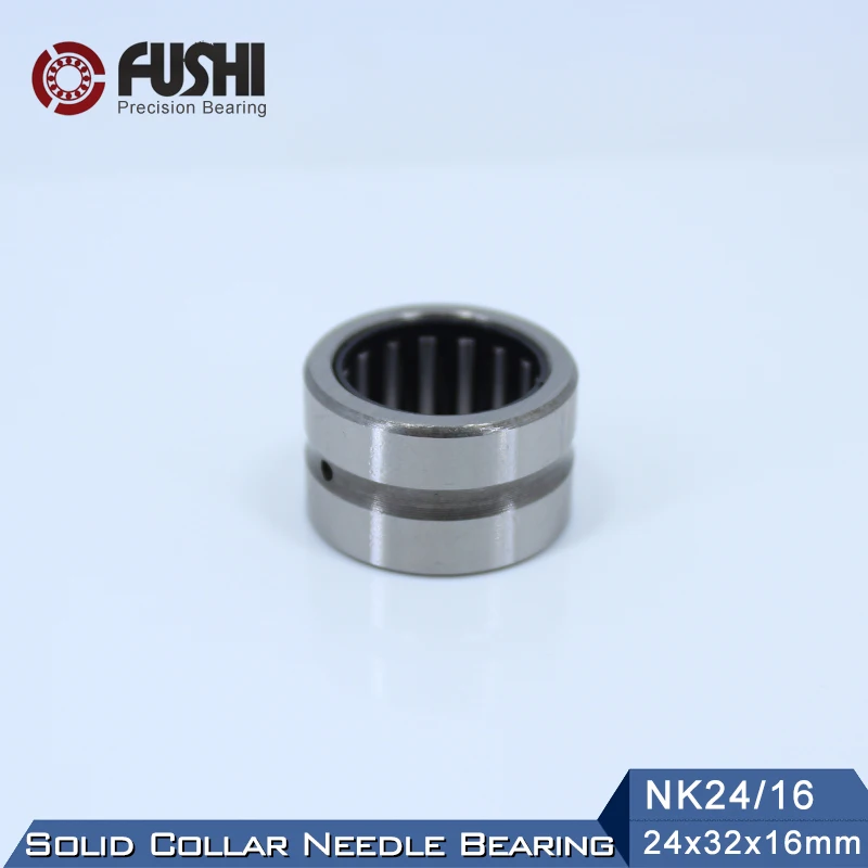 NK24/16 Bearing 24*32*16 mm ( 5 PC ) Solid Collar Needle Roller Bearings Without Inner Ring NK24/16 NK2416 Bearing