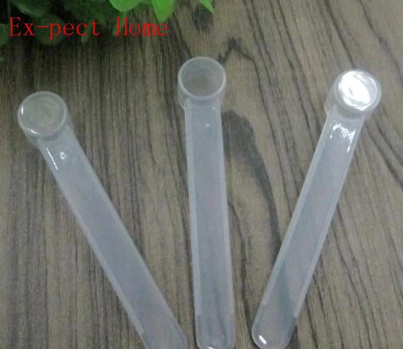 1 gram Plastic Measuring Scoop 2ML Small Spoon 1g Measure Spoons White Clear Milk Protein Powder Scoops