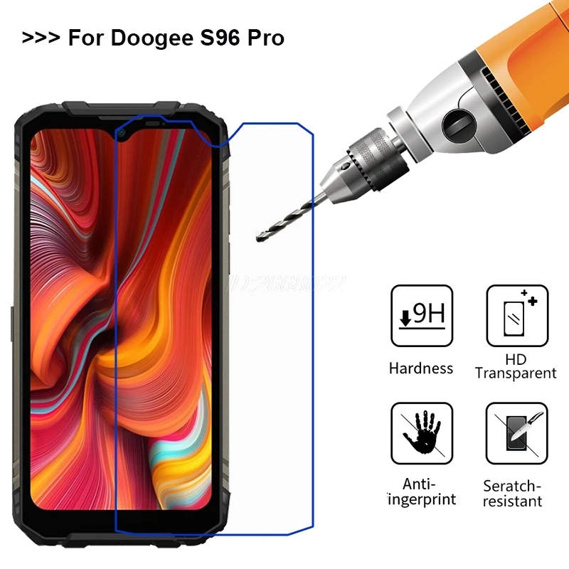 Tempered Glass For Doogee S95 S 95 Pro 9H Explosion-proof Protective Film Screen Protector For Doogee S96 Pro Pelicula De Vidro