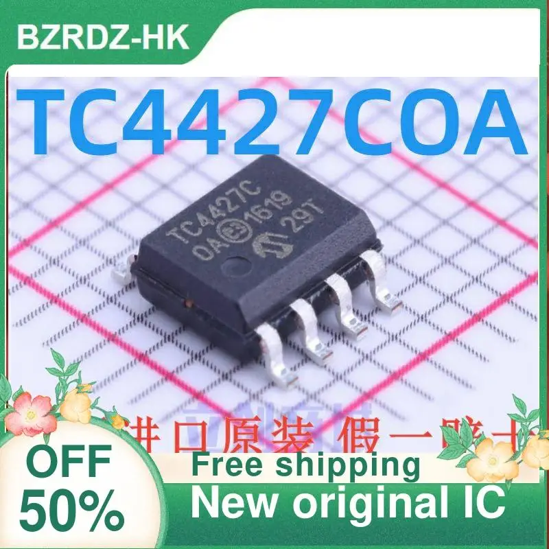 10PCS TC4427EOA  TC4427C TC4427COA  SOP-8  New original IC