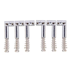 6pcs Alloy Bridge Saddles for TL Style Electric Guitar DIY Parts 3L3R Silver