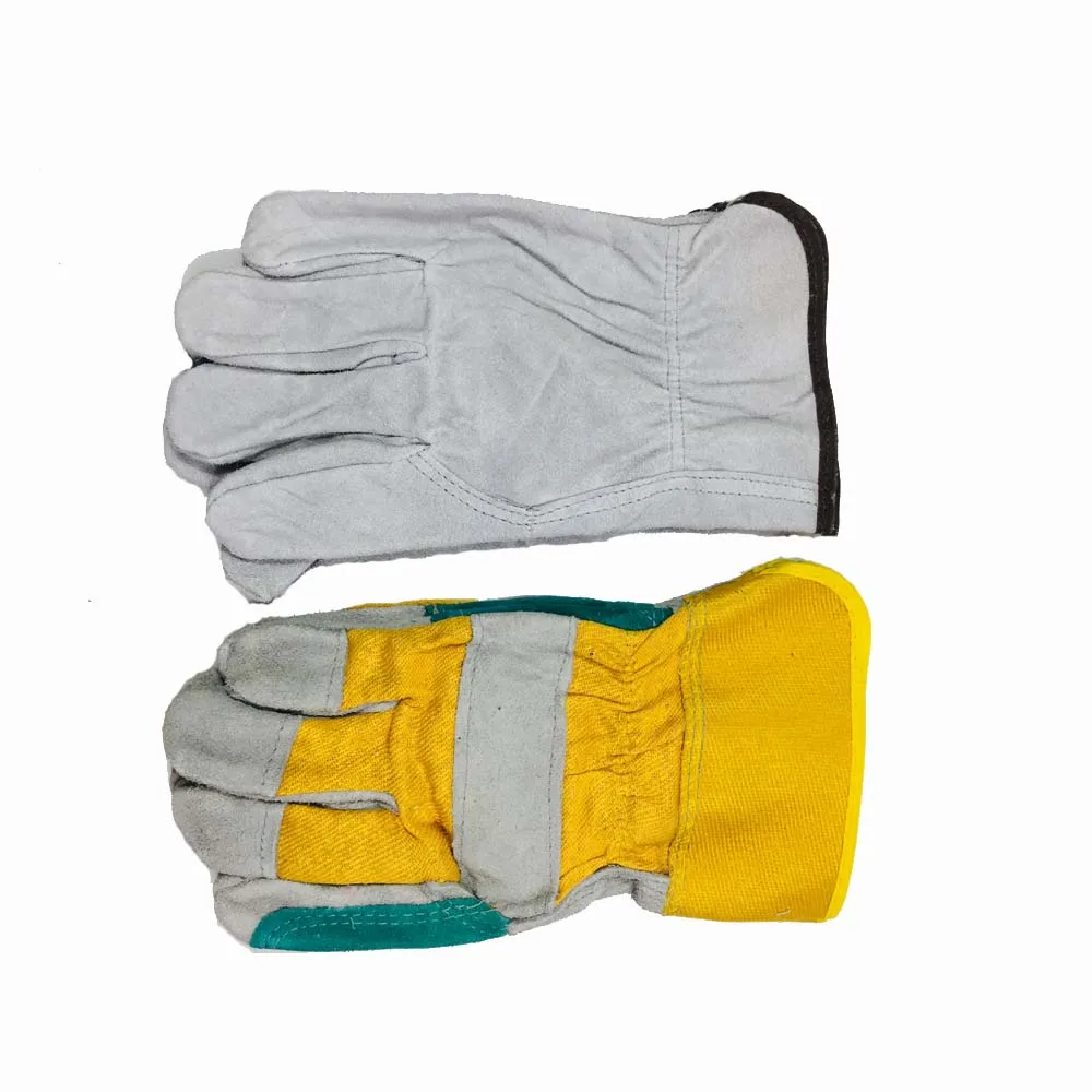 

Working Gloves Heavy Duty Worker Gloves Durable Split Cowhide Leather & Cotton Lined Palm CE Certificated Welding Gloves 1 order