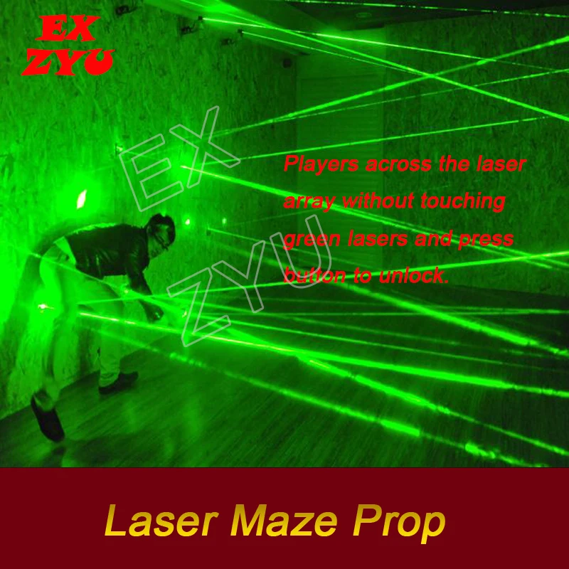 Laser Maze Prop Escape Room Game Cross the laser array without touching the lasers to win chamber room