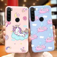 Cartoon Unicorn Cover For Xiaomi Redmi Note 8T 8 9s 9 Pro Max 8A 8 7 7A 6A 6 5A 5 Plus 4A Case Canday Silicone soft Covers Funda