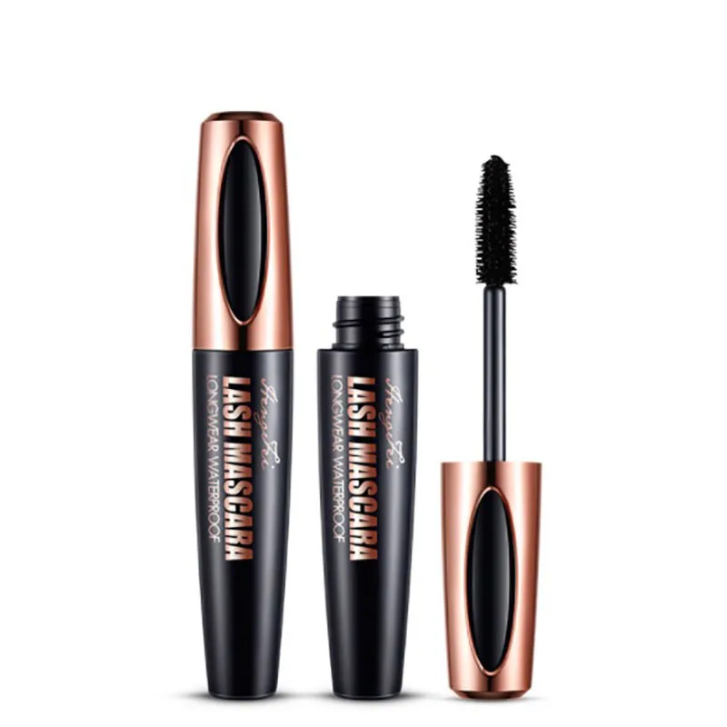 Waterproof Rimmel 4D Silk Fibers Lashes Mascara Effet Faux Cils Rimel Macara Alarga Crecimiento De Pestañas Lashlift Bulklash