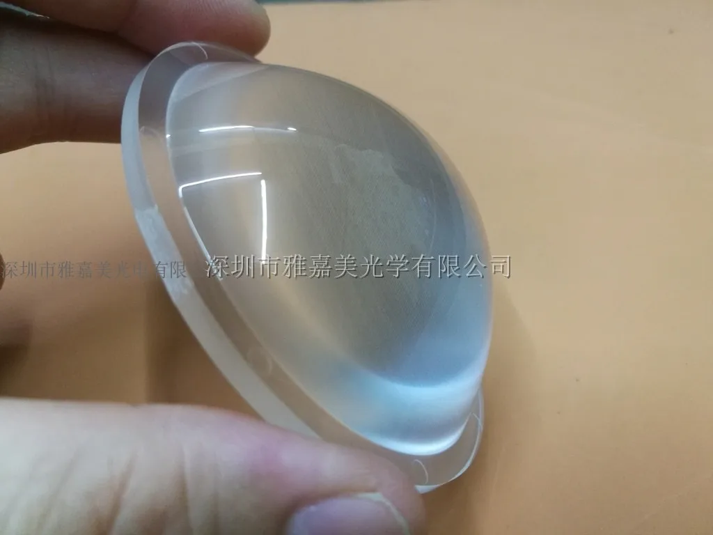 1PCS 35 - 49.3mm Optical PMMA Plastic Focal Length LED Plano Convex Lens DIY Condensing Lens