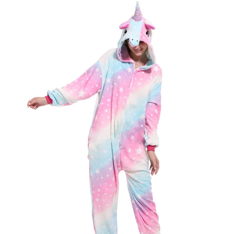 

PXJYHCL Hot Adult Child Animal Unciorn Kigurumi For Women Men Couple Party Anime Cosplay Onesies Costumes Funny Cartoon Pajamas