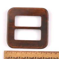 Wooden Round Ring Belt Buckle For Clothes Bag Accessories Apparel Garment Ornament Handmade DIY Accessories Windcoat Decor m2591 4