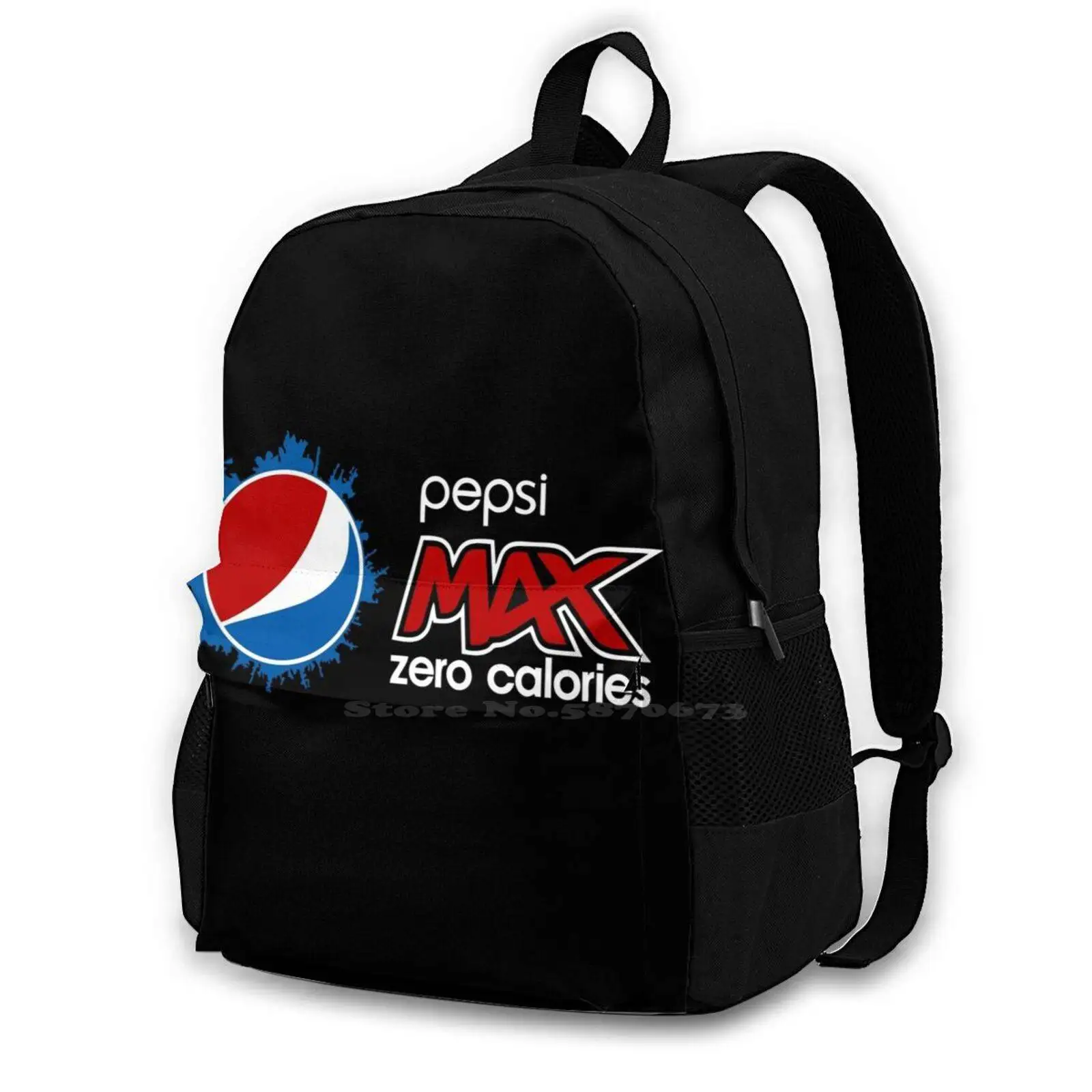 Max Zero School Bag Big Capacity Backpack Laptop Drink Frog Meme Cola Max Pop Rare Giftsangry