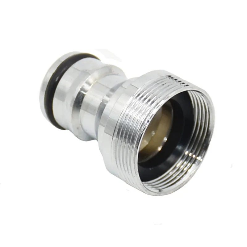 Silver Female 22 To M24 Male Quick Connector Brass Nipple Faucet Adapter Garden Tap Adapter 1Pcs