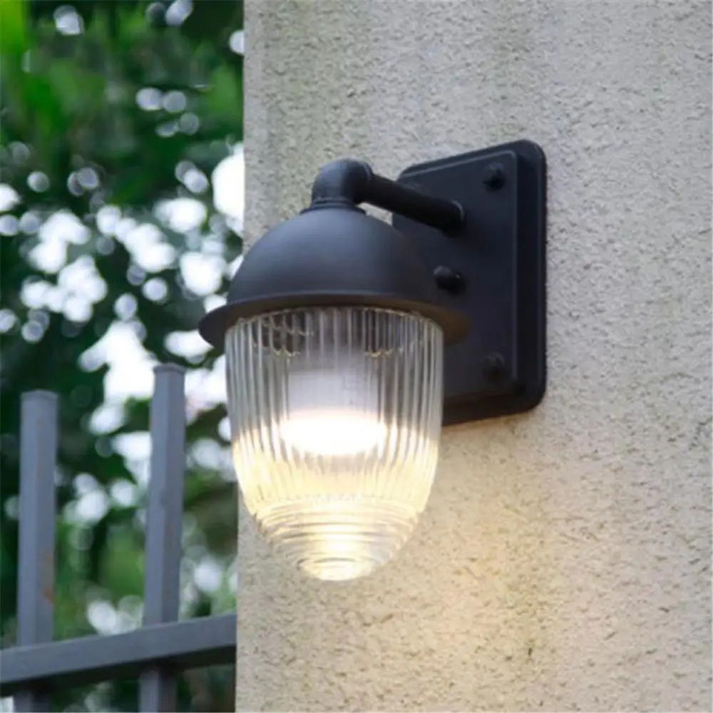 1pcs European Outdoor Retro Wall Light for Garden Corridor Sconces Villa Garden Lighting Fixtures Yard Gateway Door Wall Lamp